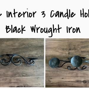 Photo of Home Interior 3 Candle Wrought Iron Sconce