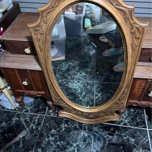 Photo of Beautiful Antique Vanity with Mirror