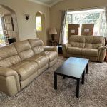 Reclinable / Electric / Leather sofa set