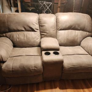 Photo of Electric Loveseat Recliner