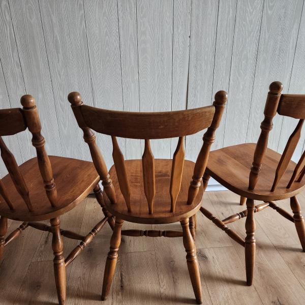 Photo of Vintage  3 kitchen chairs in Good Condition 