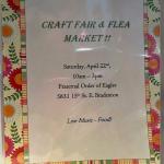 SATURDAY Hugh Craft Fair Flea Market Eagles 7131 BRADENTON