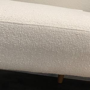 Photo of Off white, buff color bench