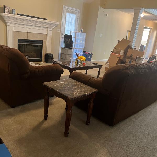 Photo of Couch and loveseat! 