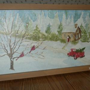 Photo of Let It Snow framed Picture.