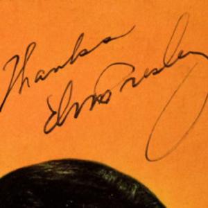 Photo of Elvis Presley signed Frankie And Johnny album