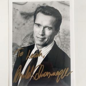 Photo of Arnold Schwarzenegger Signed Photo