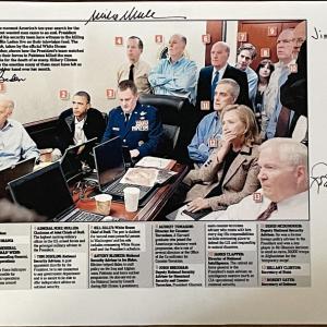 Photo of White House Situation Room National Security Team signed photo