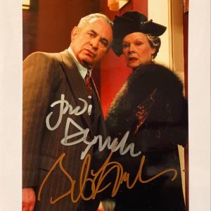 Photo of Mrs Henderson Presents Judi Dench and Bob Hoskins signed movie photo