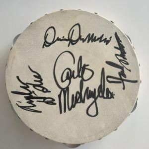 Photo of Dion and the Belmonts signed tambourine