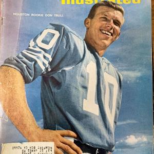 Photo of Sports Illustrated Magazine 1964 Don Trull Issue