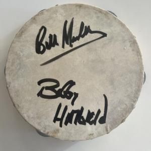 Photo of The Righteous Brothers signed tambourine