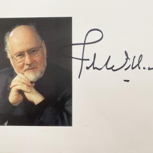 Photo of Composer John Williams signed photo