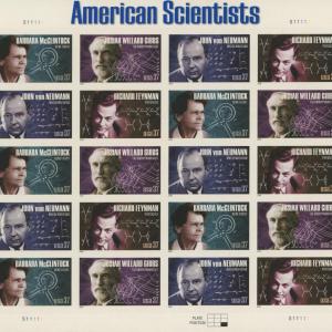Photo of American Scientists Stamps