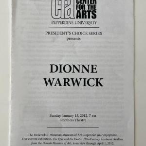 Photo of Dionne Warwick Center for the Arts program 