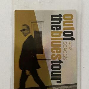 Photo of Boz Scaggs All Access Backstage Pass - Out of the Blues Tour