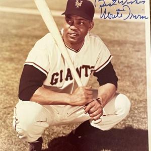 Photo of New York Giants Monte Irvin signed photo