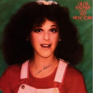 Photo of Gilda Radner signed "Live From New York" album
