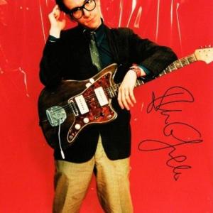 Photo of Elvis Costello signed promo photo 