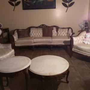 Photo of Modern antique living room set