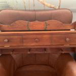Wooden Coat Rack w/Storage Area
