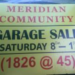 Community garage sale