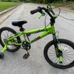 Avigo bike with training wheels