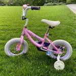 Disney princess bike with training wheels   