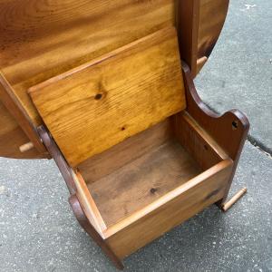 Photo of Antique side table/child’s chair