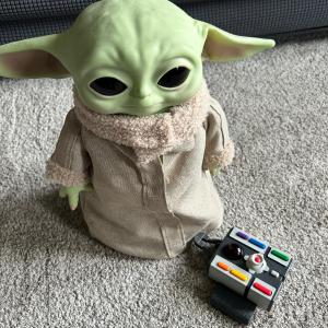 Photo of Baby Yoda w/ remote - like new 