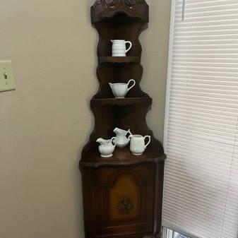 Photo of Antique Corner Hutch/Cabinet