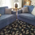 2 LOVE SEATS/convertible single beds