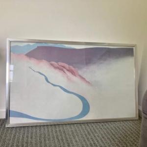 Photo of Georgia O'Keeffe Road Past the View II (poster)  37 wide x 221/2 high 
