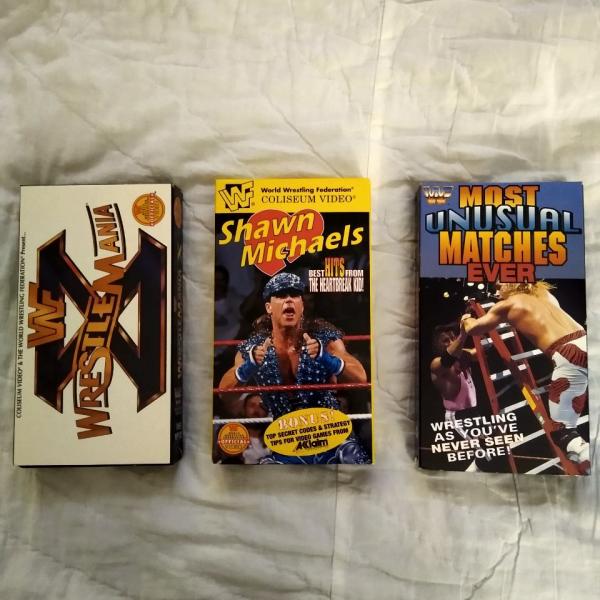 Photo of 3 WWF Vintage VHS Tapes