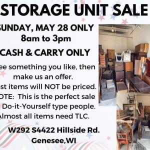 Photo of Storage Unit Sale - DIYers Wanted