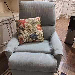 Photo of Light blue recliners