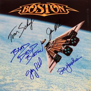 Photo of Boston Third Stage signed album