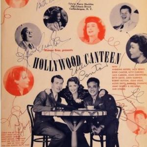 Photo of Hollywood Canteen signed sheet music