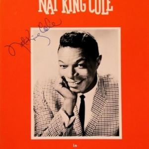 Photo of Nat King Cole signed sheet music