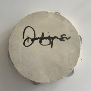 Photo of Dizzy Gillespie signed tambourine
