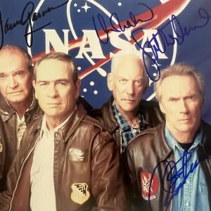 Photo of Space Cowboys cast signed movie photo 