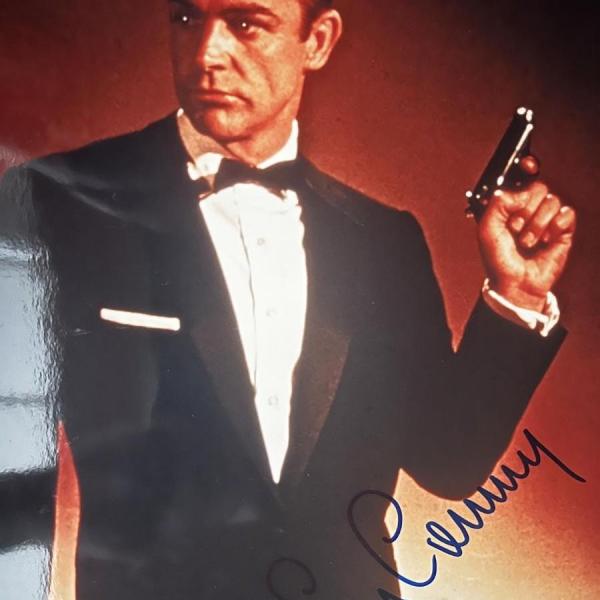 Photo of James Bond Sean Connery signed movie photo 