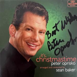 Photo of Peter Oprisko It's Christmastime signed CD