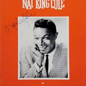 Photo of Nat King Cole signed Tour Book