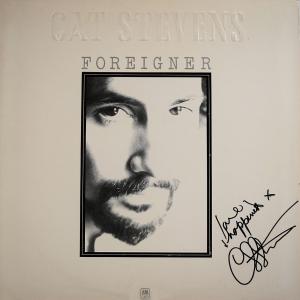 Photo of Cat Stevens Foreigner signed album