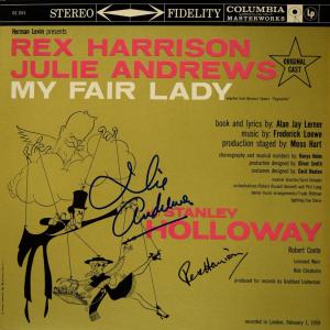 Photo of My Fair Lady signed Musical soundtrack