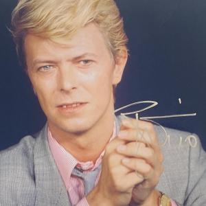 Photo of David Bowie signed photo