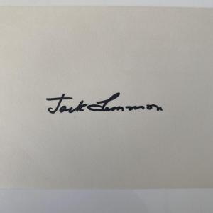 Photo of Some like It Hot Jack Lemmon signature 