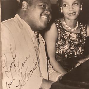 Photo of Fats Domino signed Don't You Know booklet