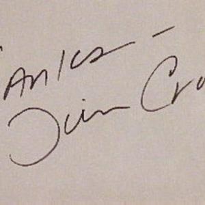 Photo of Singer Jim Croce signature slip 